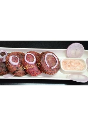 A picture of Beetroot cutlets.