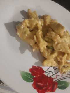 Una foto de Pollo en salsa de maíz