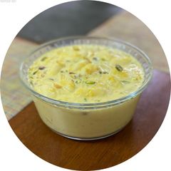 Kesar Rasmalai A picture of Kesar Rasmalai.