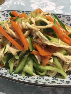 涼拌雞絲 的食譜成品照片