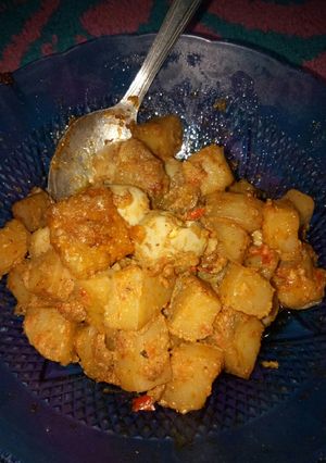 Foto resep Sambal kentang telur puyuh