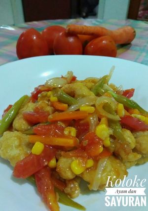 Foto resep Koloke Ayam dan Sayuran