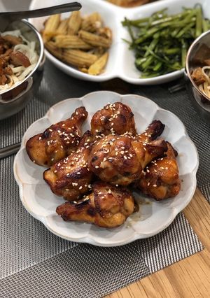 蜜汁小雞腿（氣炸版） 的食譜成品照片