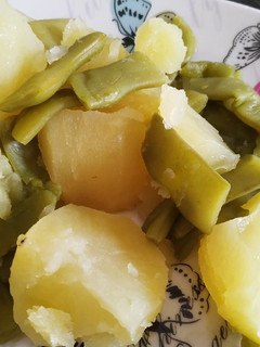 Una foto de Judías verdes con patatas al vapor en Olla GM