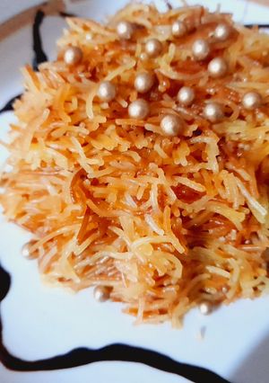عکسی از دستور حلوای شعریه😋