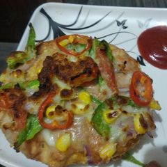 A picture of Homemade pizza.