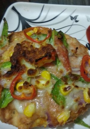 A picture of Homemade pizza.