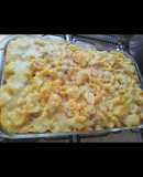 Lasaña de fideos (pasta) corbatitas y espirales 🍝
