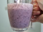 Gambar banana blueberry smoothies