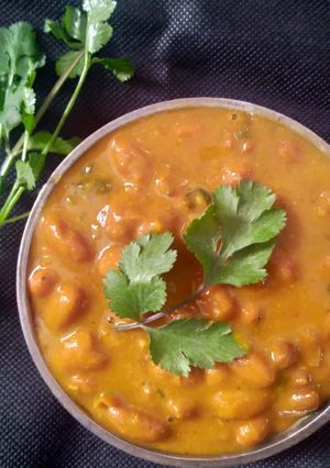 A picture of Gravy Rajma.