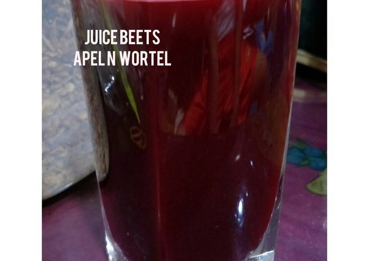 Cara masak Juice beets apel wortel(juice sehat) , Lezat