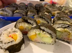 Una foto de Sushi de palmitos