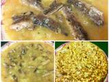 Tortilla de patata, cebolla y sardinas en aceite