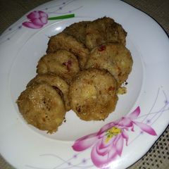 A picture of Yam cake.