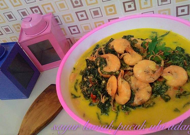 Sayur lamak pucuk ubi udang 😆