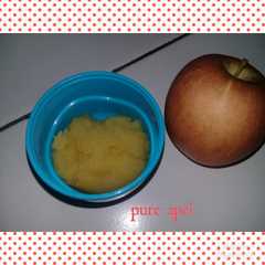 Pure apel MPASI 6m+ রেসিপির প্রধান ছবি