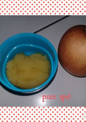 Foto resep Pure apel MPASI 6m+