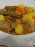Guisado de ternera con pencas