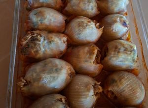 Una foto de Cebollas rellenas