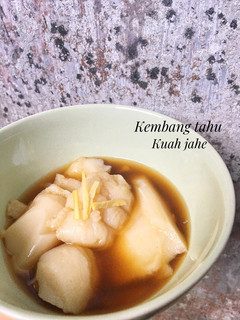 Foto resep Kembang Tahu kuah jahe