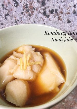 Foto resep Kembang Tahu kuah jahe