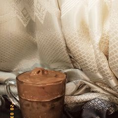 A picture of Dalgona coffee.