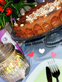 عکسی از دستور کیک قهوه شکلاتی
