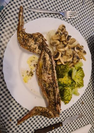 Una foto de Conejo al horno