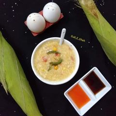 A picture of Chicken Corn Soup.