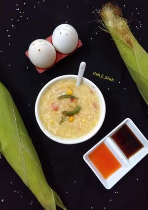 A picture of Chicken Corn Soup.