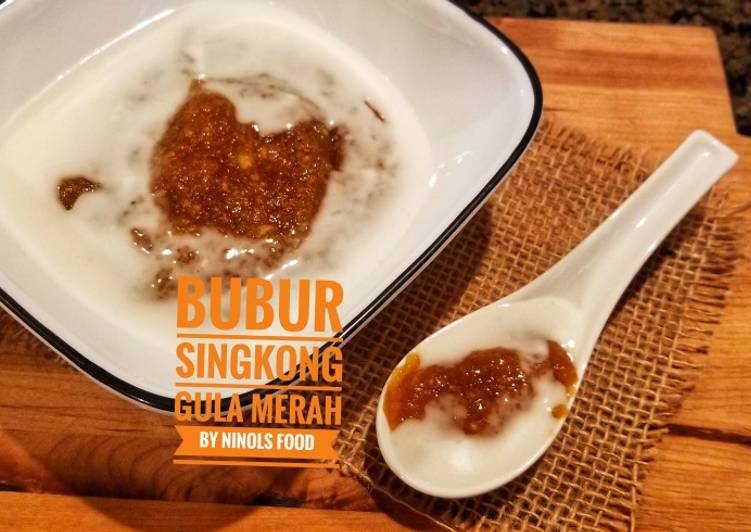 Resep: Bubur Singkong gula merah Ekonomis Untuk Jualan
