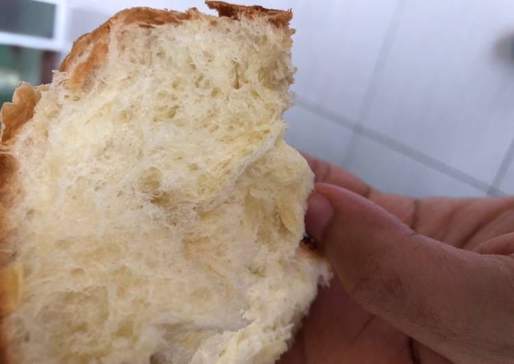 Roti sobek super empuk (metode autolyse dan hemat tenaga ulen)