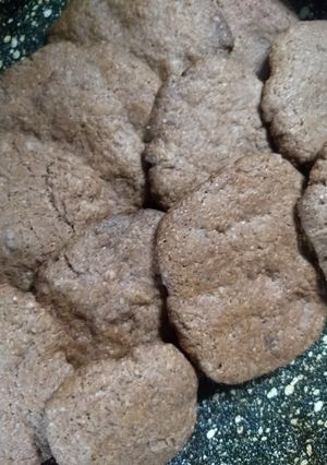 Una foto de Galletas de chocolate en 15 minutos! (Ingredientes que tenés)