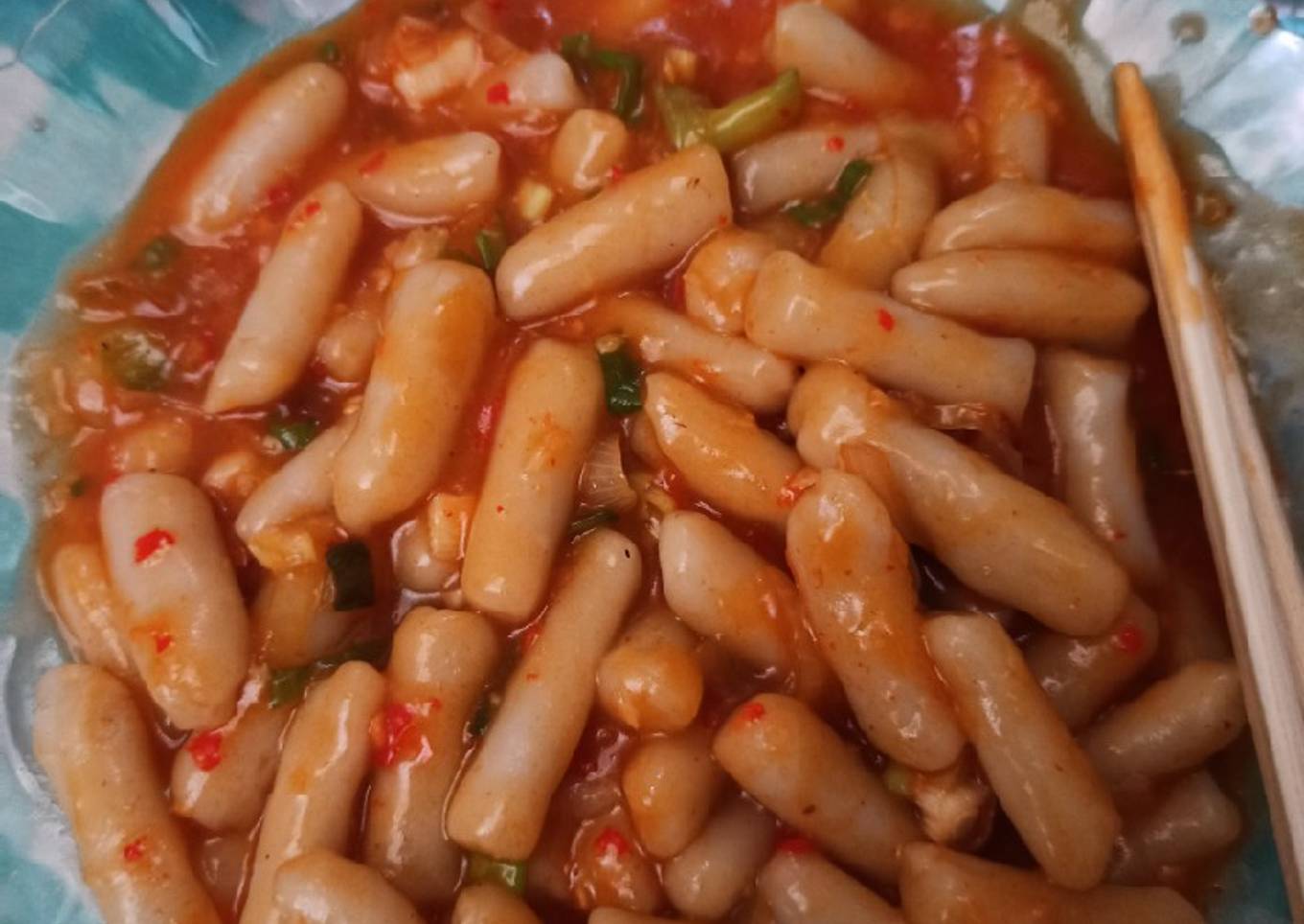 Tteokbokki Pedas Asam Manis