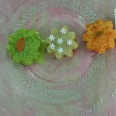 A picture of Tricolour halwa.