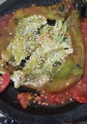 Foto resep Terong bakar penyet sederhana