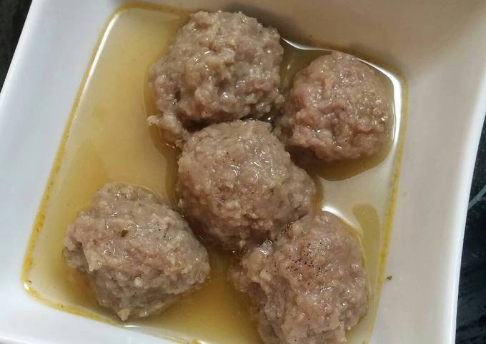 Bakso Sapi Kuah Kare Bening