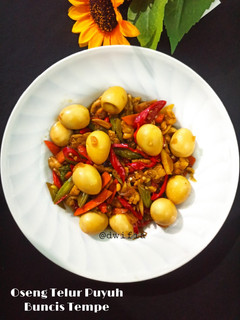 Foto resep Oseng Telur Puyuh Buncis Tempe