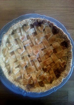 Fitt almás pite recept fotója