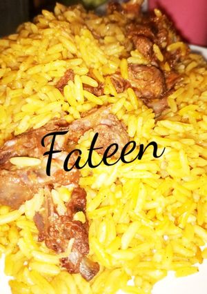 A picture of Native jallof rice.