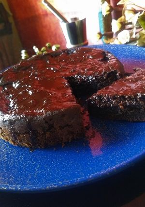 A picture of Cardmom espresso choco cake.