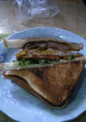 豬肉三明治 的食譜成品照片