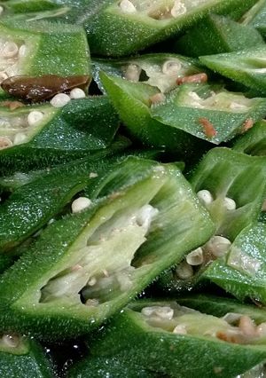 Foto resep Tumis okra tauco cabe hijau