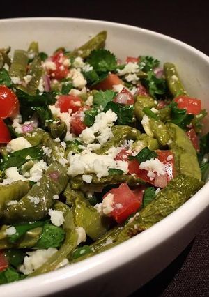 Una foto de Ensalada de nopales