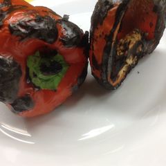 A picture of Char grilled capsicum.