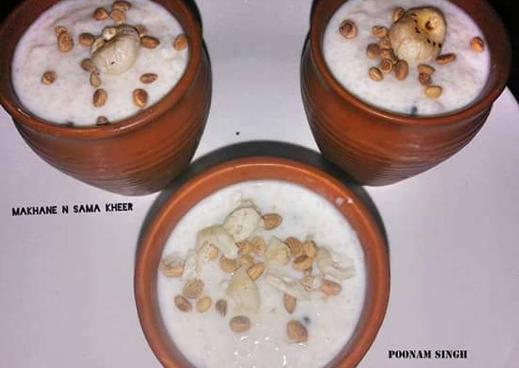 Makhana & sama rice kheer