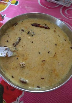 A picture of Kheru himachali cuisine.
