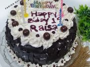 Gambar brownies blueberry