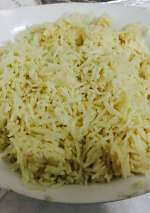A picture of Basmati rice.