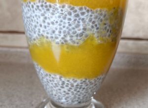 Zdjęcie przepisu Pudding chia z mango.